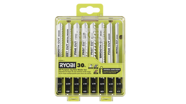 Ryobi 30 piece jigsaw blade set