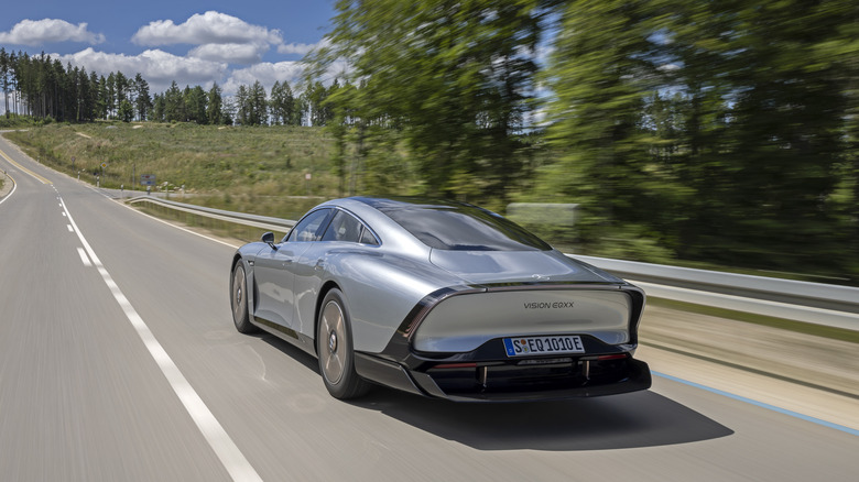 Mercedes-Benz VISION EQXX with a solar roof