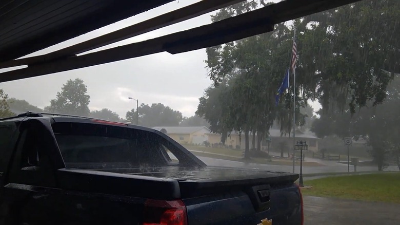 Tonneau Cover During Rain Storm