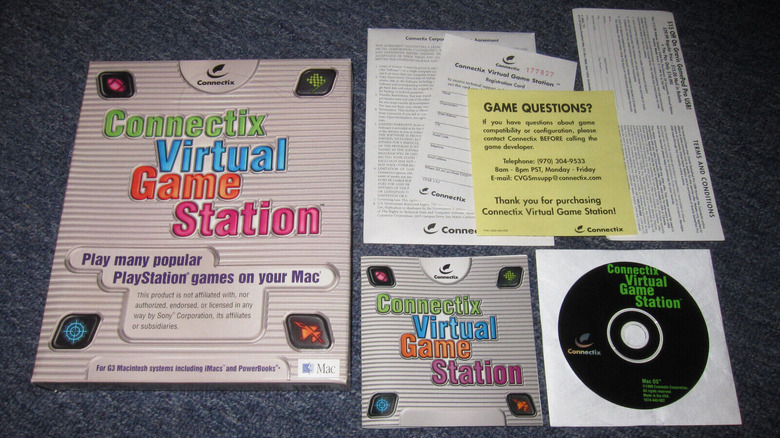 Connectix Virtual Game Station box and contents