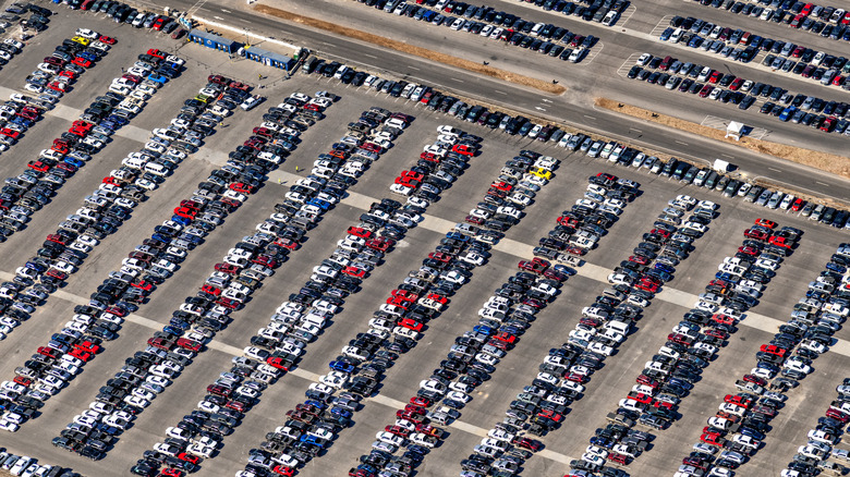 large parking lot