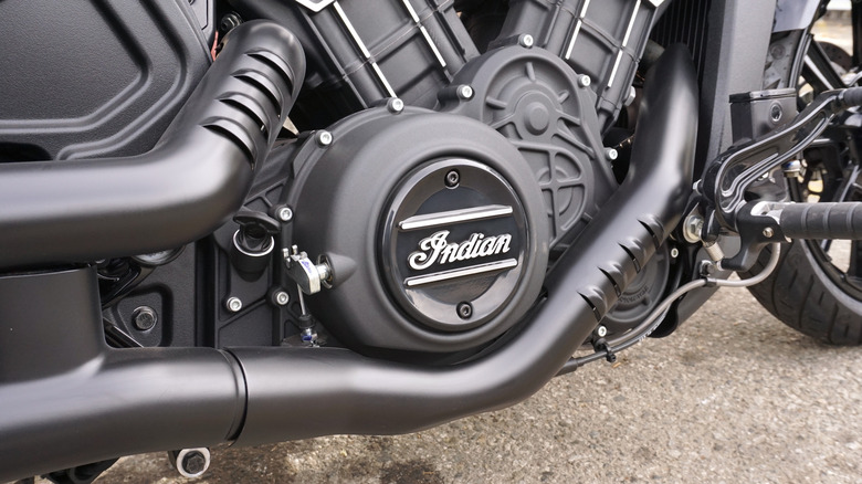 2024 Indian Scout Rogue engine detail