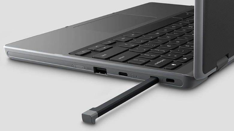 Chromebook CR1 with stylus