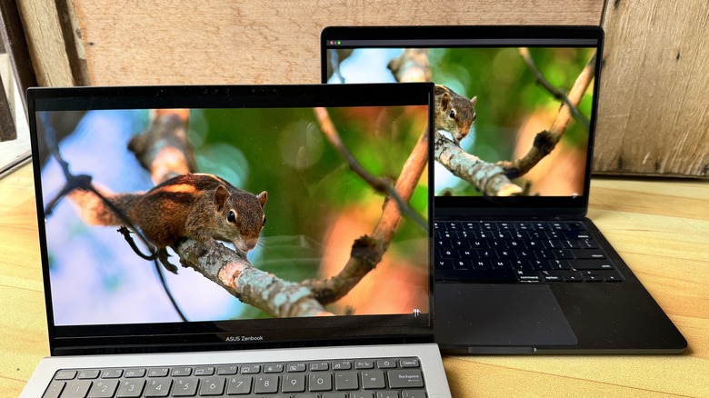 Zenbook S13 OLED and MacBook Air