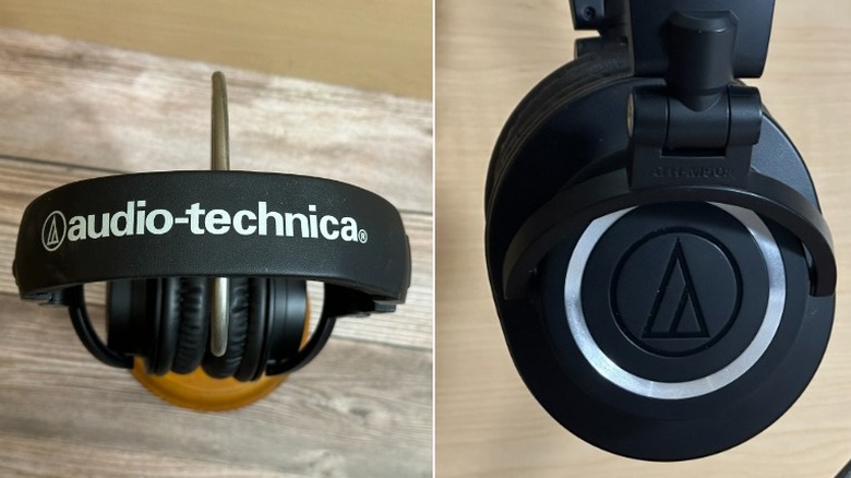 Branding on the headphones