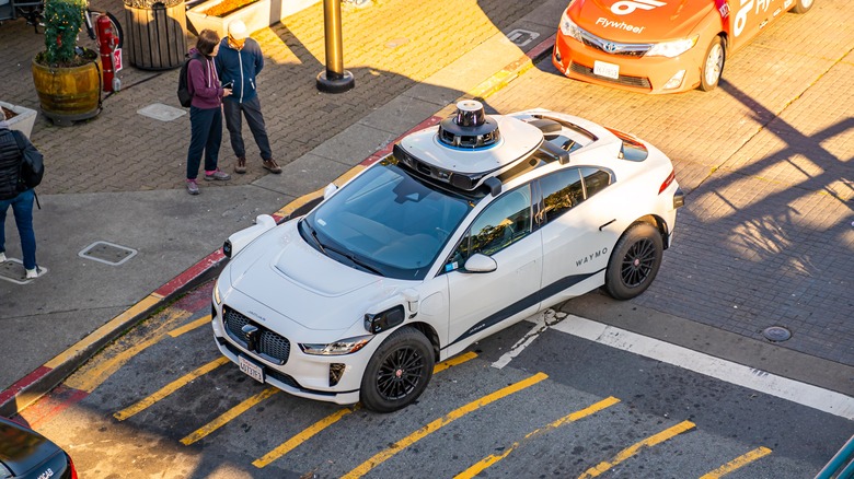 Self-driving car in San Francisco