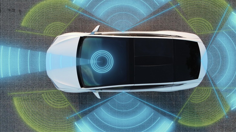 Visualization of self-driving sensors