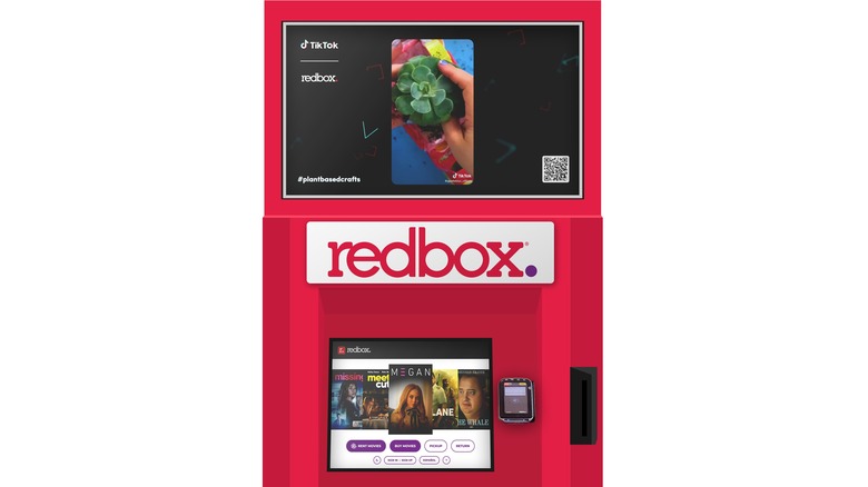 Redbox showing TikTok ads mockup