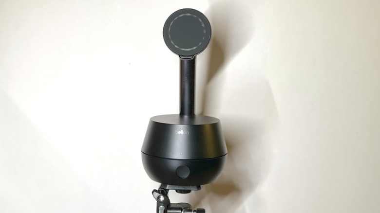 Auto-Tracking Stand Pro connected to tripod