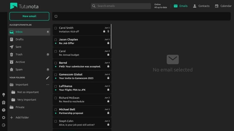 Tuta email client