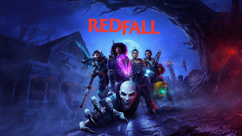Redfall game poster.