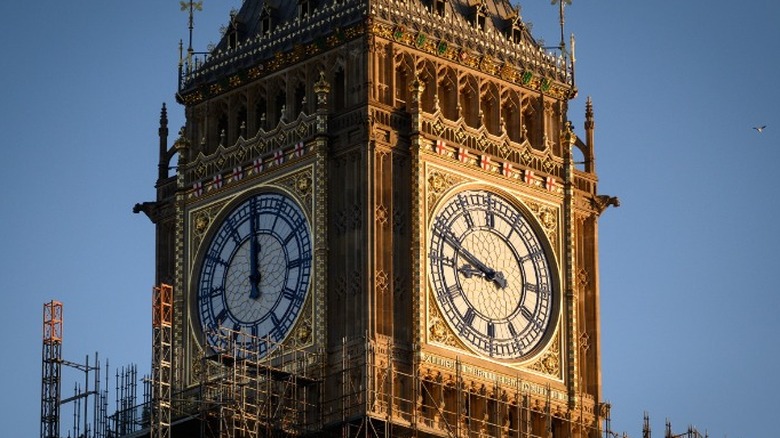 A large clock