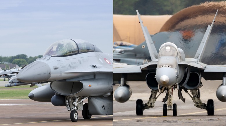 F-16 vs F/A-18