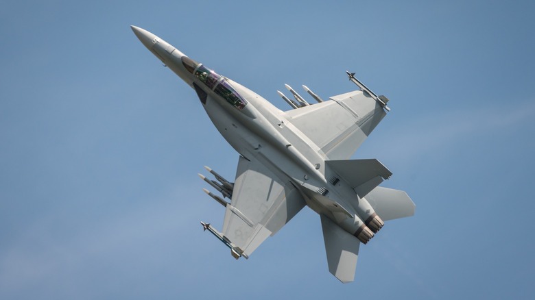 F/A-18 flying