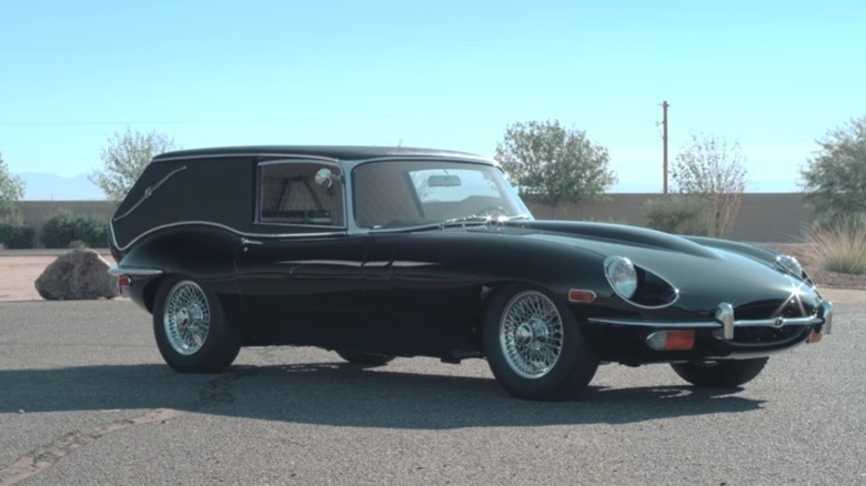 Jaguar E-type hearse