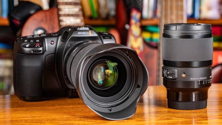 Blackmagic Cinema Camera 6K with the Sigma 35mm f/1.2 DG DN and Sigma 50mm f/1.4 DG DN Art lenses