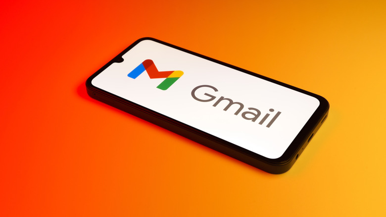 Gmail logo on smartphone