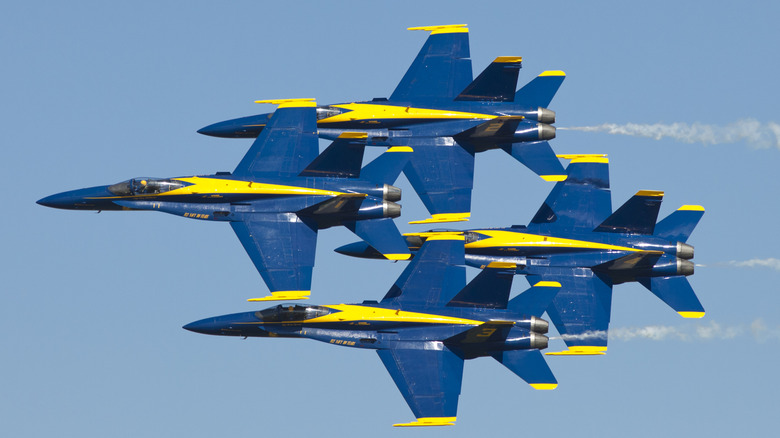 Blue angels diamond formation