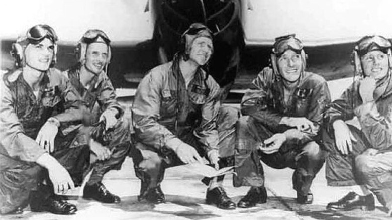 First Blue Angels flight demonstration team