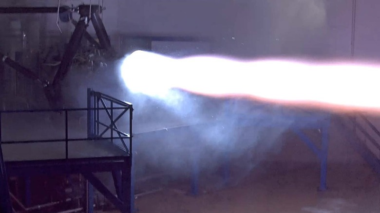 SpaceX Raptor test fire