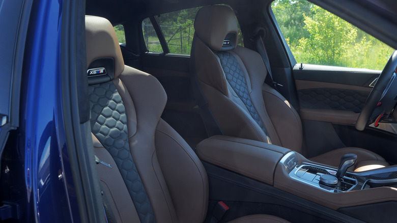 2024 BMW X6 M Competition front seats