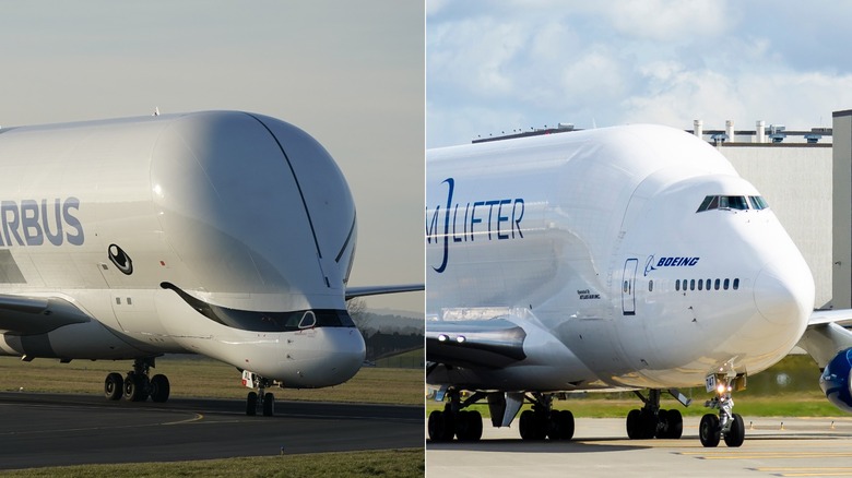 Airbus BelugaXL and Boeing LCF Dreamlifter