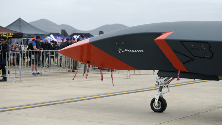 Nose of Boeing Ghost Bat drone