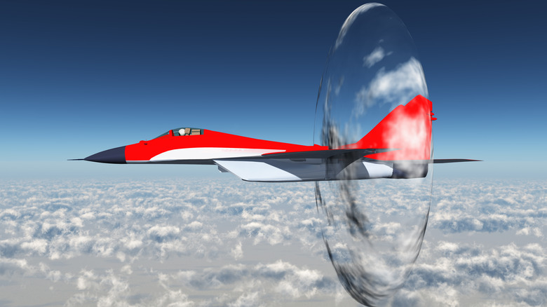 Computer generation supersonic flight model