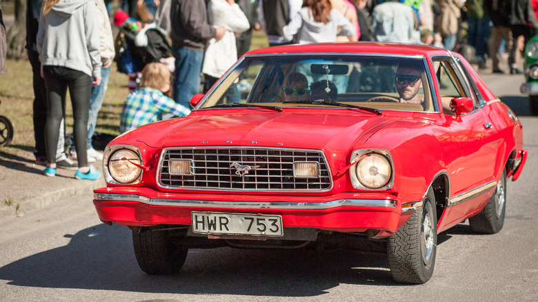 1975 Mustang in a parade