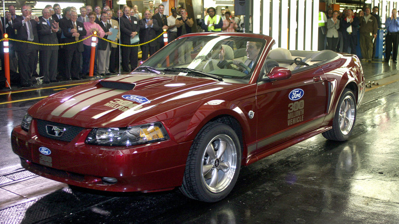 Ford's 300 millionth car, a 2003 Mustang