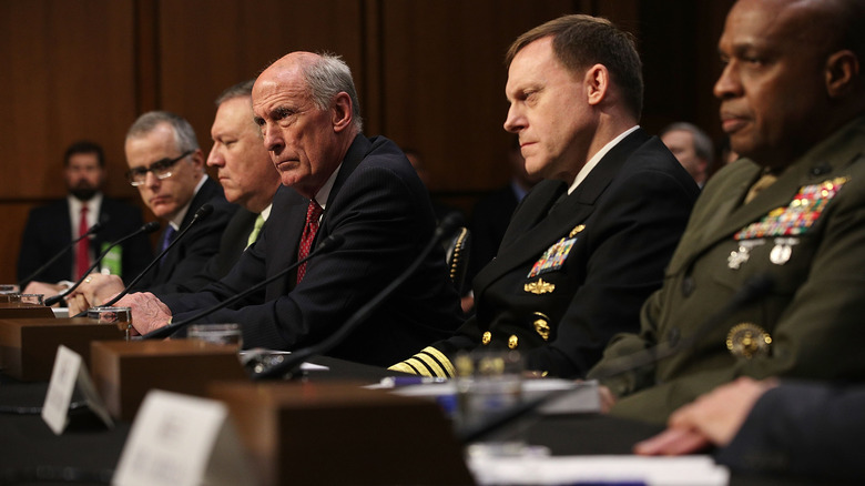 government officials at table