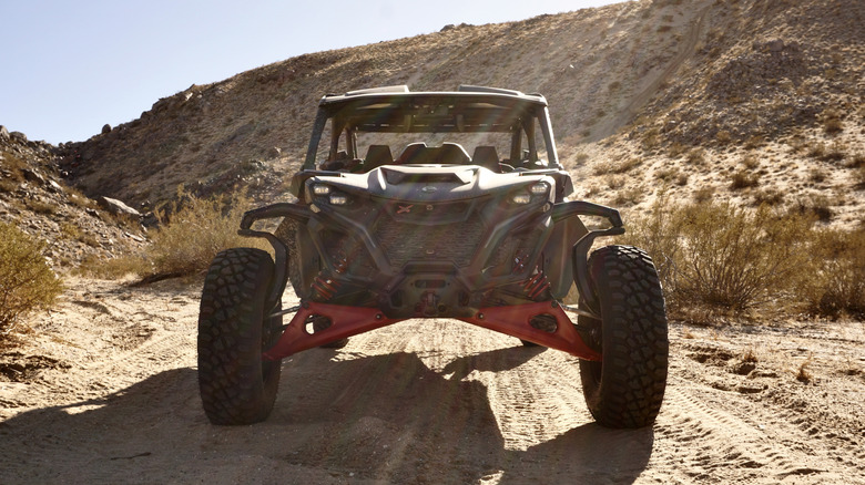 2025 Can-Am Maverick R Max X RS with Smart-Shox front