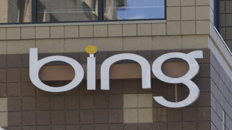 Bing signage