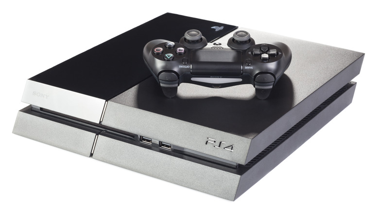 Sony PlayStation 4 console and controller