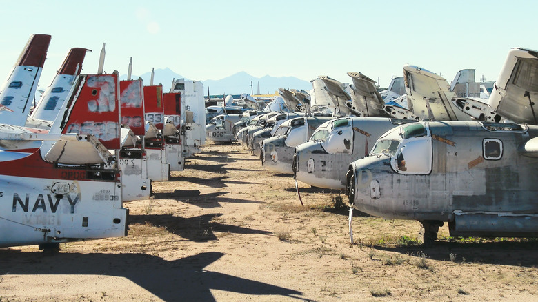 Decommissioned military boneyard