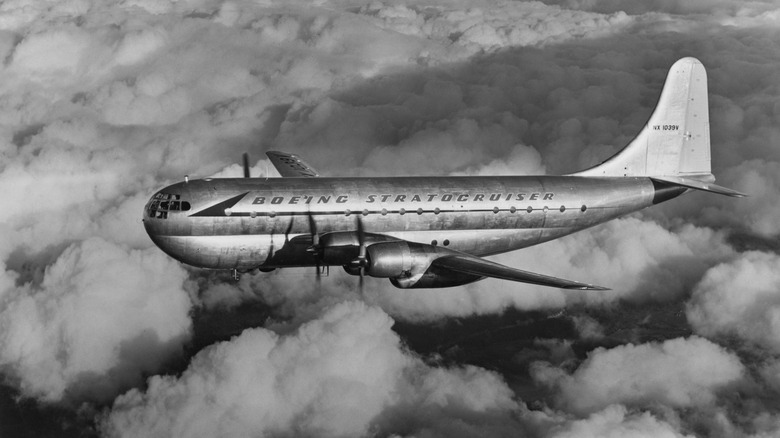 Boeing Model 377 Stratocruiser in flight