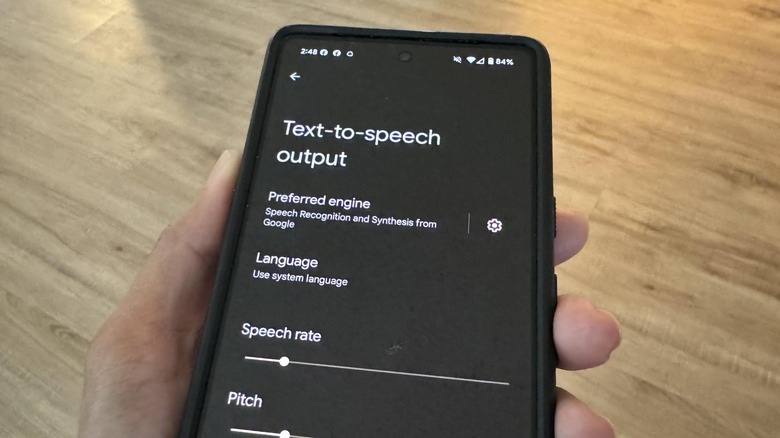 Text to speech Google Pixel