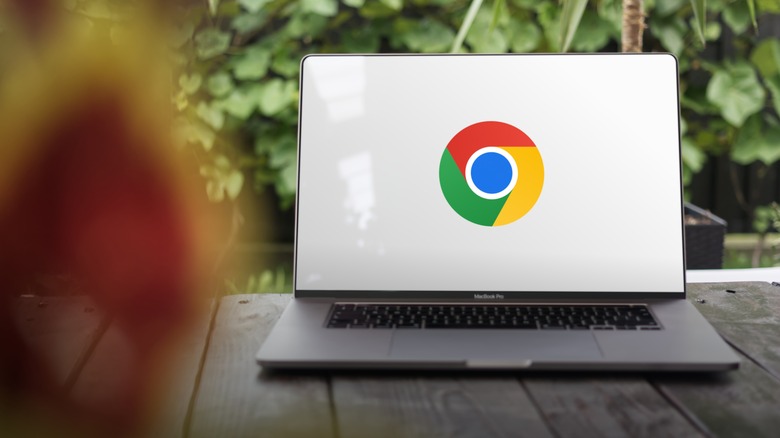 Google Chrome logo macbook pro