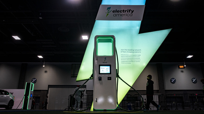 Electrify America EV charger