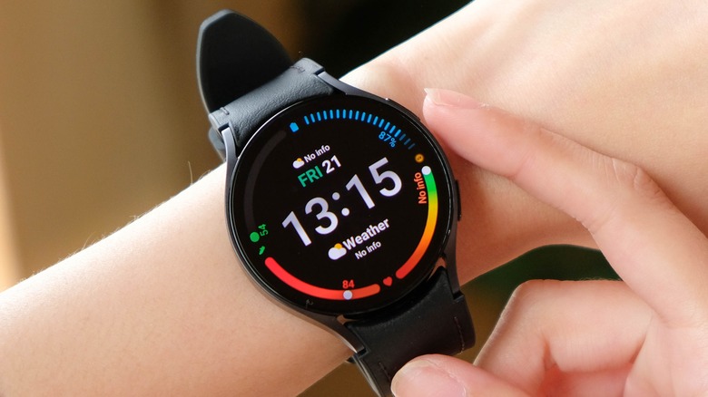 Samsung Galaxy Watch on wrist