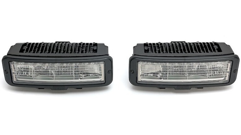 A Boss Snowplow SL3 headlight kit on a white background.