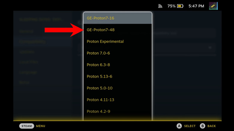 Steam Deck Proton GE