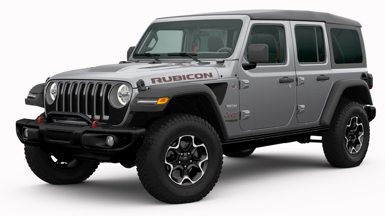 Jeep Wrangler with soft top