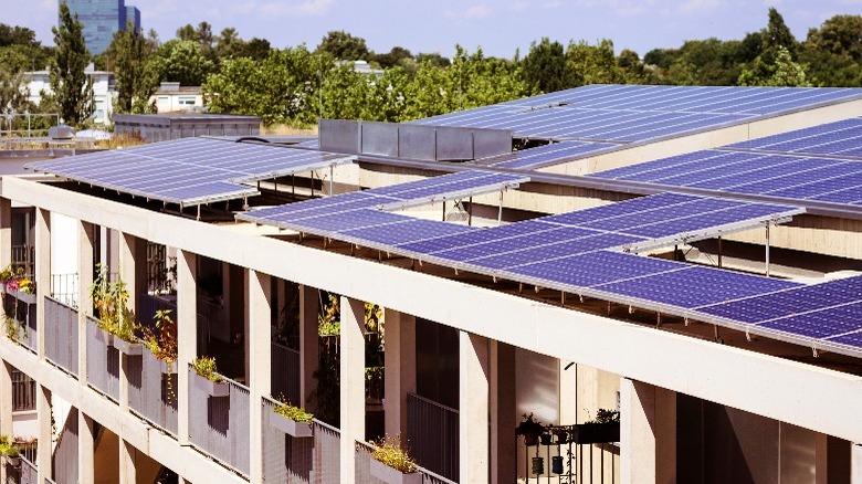 solar panels on apartments