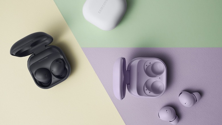 Samsung Galaxy Buds2 Pro in multiple colors