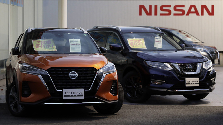 Nissan dealership in Japan