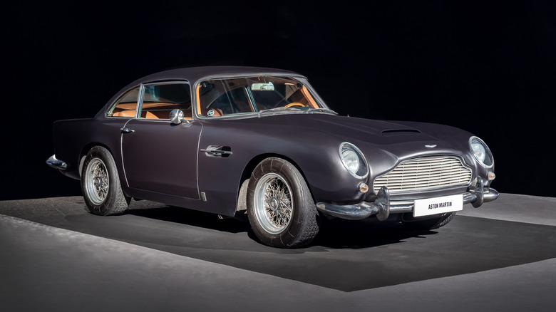 Aston Martin DB5 on display