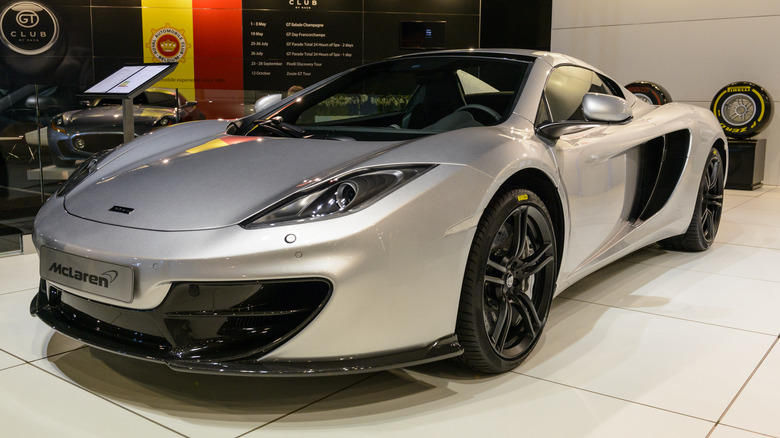 McLaren MP4-12C on display