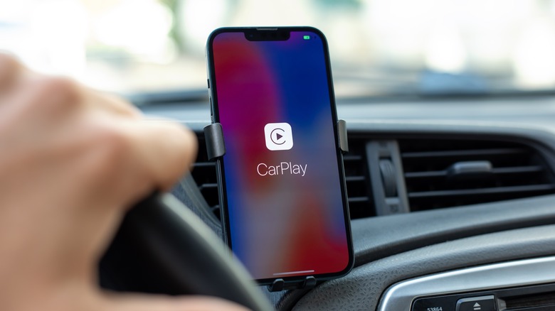 CarPlay on iPhone screen