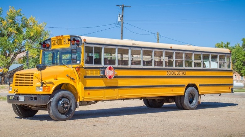 Traditional school bus